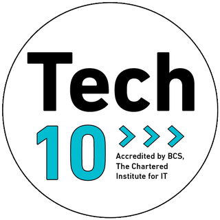 Tech 10 – Accredited by BCS, The Chartered Institute for IT